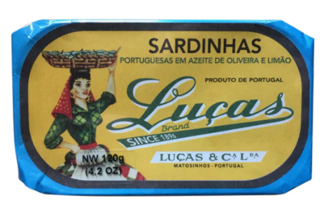 Luças Sardines in Olive Oil and Lemon